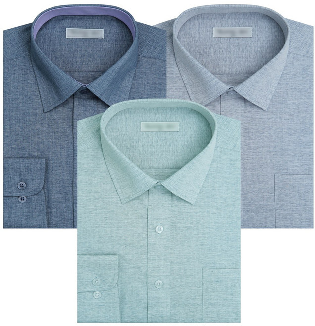 레이지옴므 남자 보카시 긴팔 와이셔츠 남성용 직장인 회사원 정장 셔츠