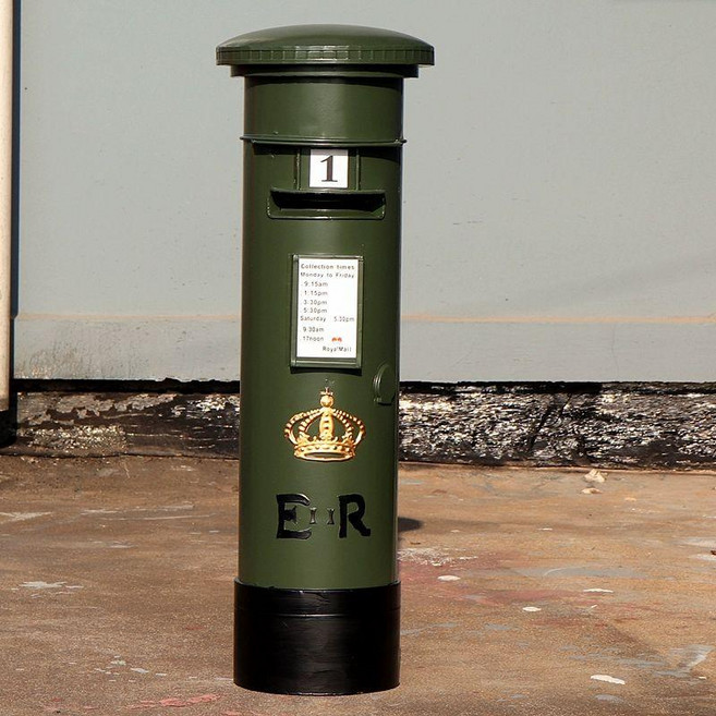 꾸꾸상점 우체통만들기 인테리어 스텐 만들기 종이, 73cm 그린 크라운