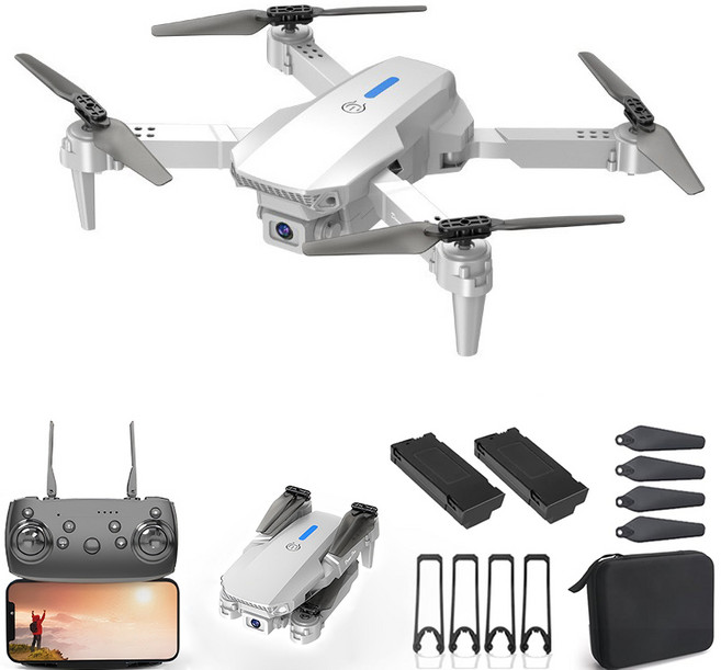 프리라이프 미니 입문용 드론 촬영 카메라 무인기, WRJ88 B 그레이, 1박스