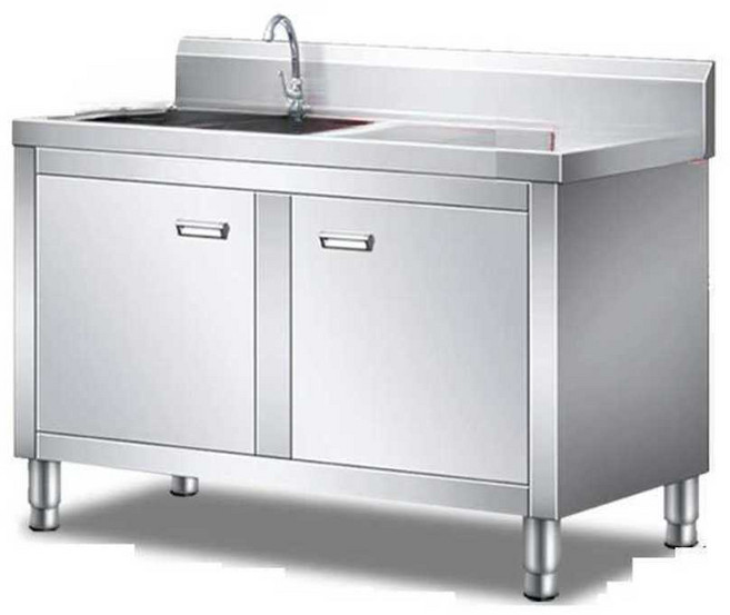 싱크대 개수대 업소용 SUS304볼 1200 야외 캐비닛 세척, 1개, 1. 100x50x80 단일 슬롯 오른쪽