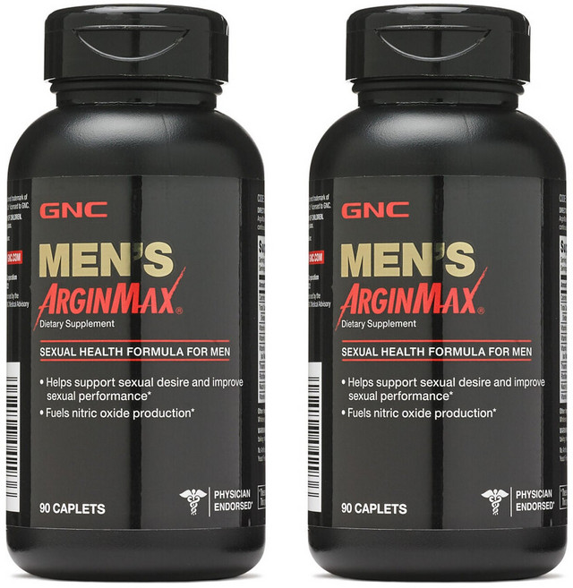 GNC 멘스 아르긴맥스 섹슈얼 헬스 포뮬러 캐플렛, 90정, 2개