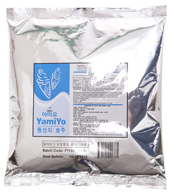 야미요 요거트 파우더 소프트 아이스크림 스무디 재료 가루, 1kg, 10개, 1개입