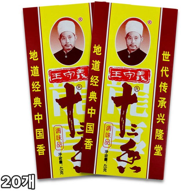 월월중국식품 왕수의 십삼향 양념 향신료, 90g, 10개