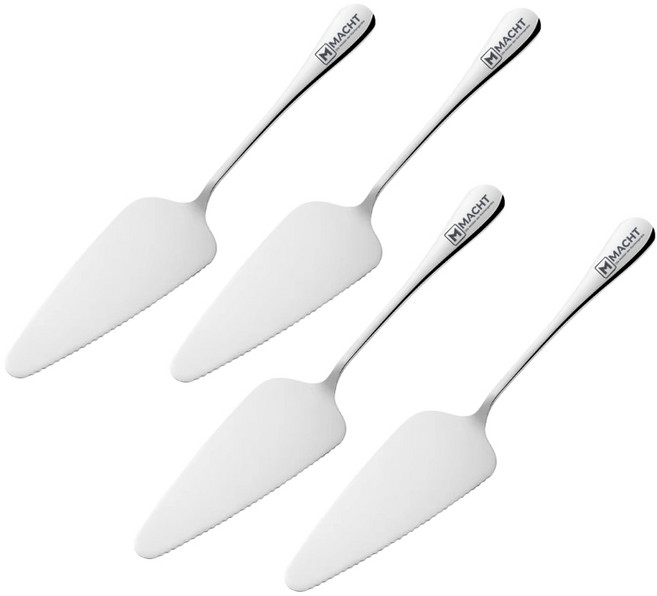 독일 마흐트(MACHT) 올스텐 파흐만 삼각스페치 케이크 피자 터너, 실버Silver, 4개