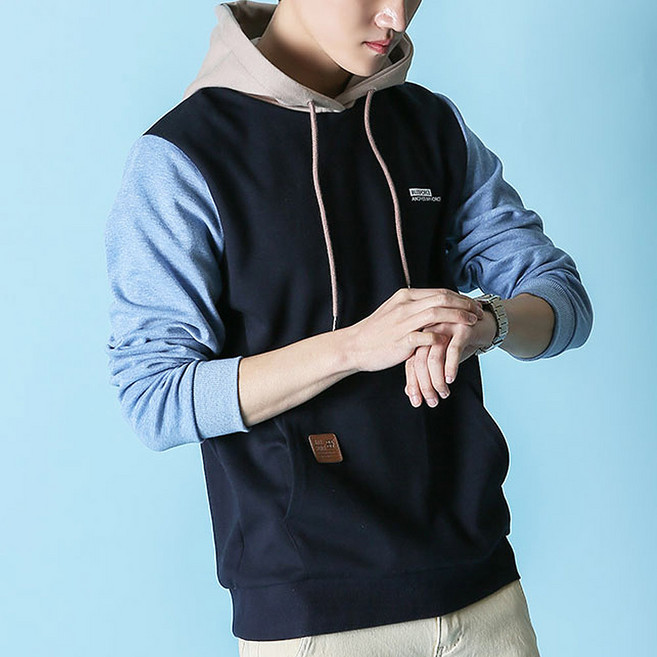 블루포스 남녀공용 라겐티 후드티