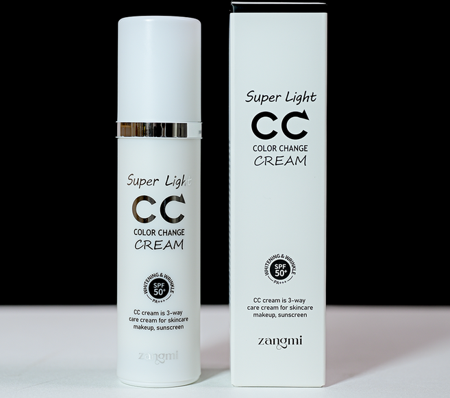 윤슬 짱미 슈퍼라이트 씨씨크림 SPF50+ PA+++ zangmi CC크림 자연스런 톤보정 커버 베이스크림, 1개, 50g, 19.5호