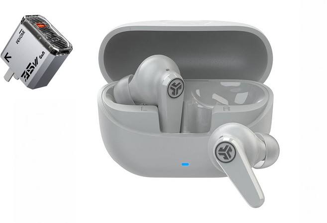 JLab GO Pods ANC 降噪真無線藍牙耳機, 雲朵白, GO Pods ANC+贈WP-U23充電器