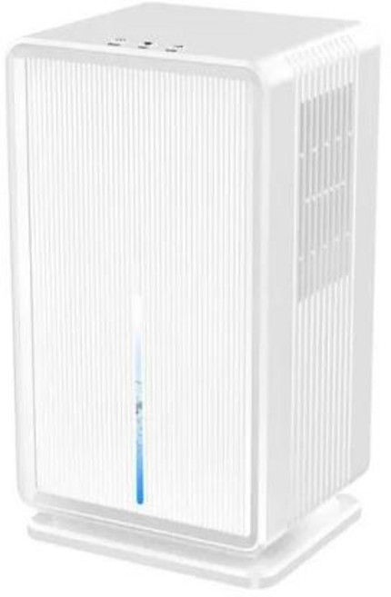 공기청정 제습기 제상 기능이 있는 대용량 2in 1 공기 청정기 전문 수분 흡수기 가정 사무실용 건조기 3000ml, 2) White  미국 플러그