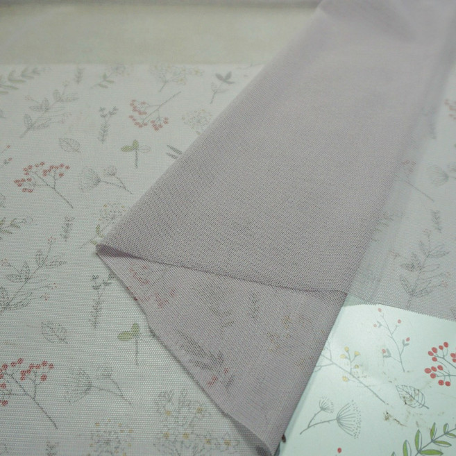 원단대장 망사 폴리스판 보라색 올풀림이없는천 무지 신축성 비치는천 국내생산 의류천 20종, 1개, 96. 옅은라벤더색