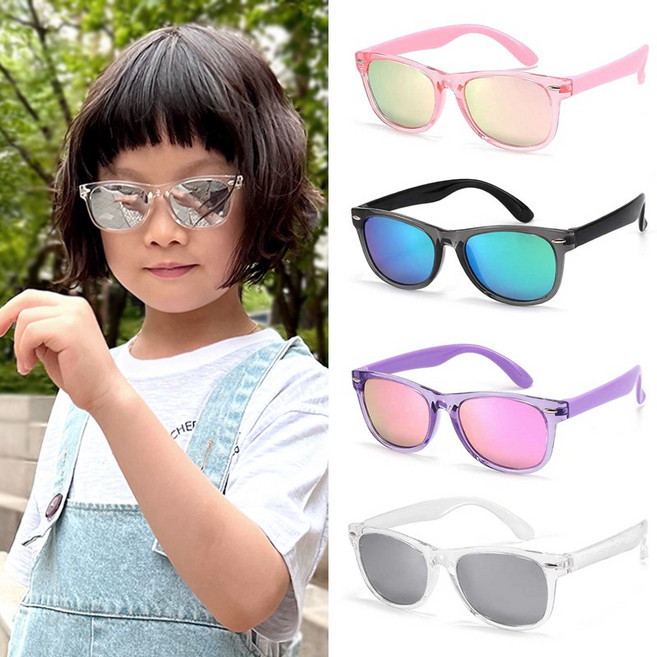 아일리 유아동 키즈 선글라스 YKF802 (4color) [3-10세 / 자외선 차단 / 편광 렌즈 / 케이스 클리너 귀클립 포함]