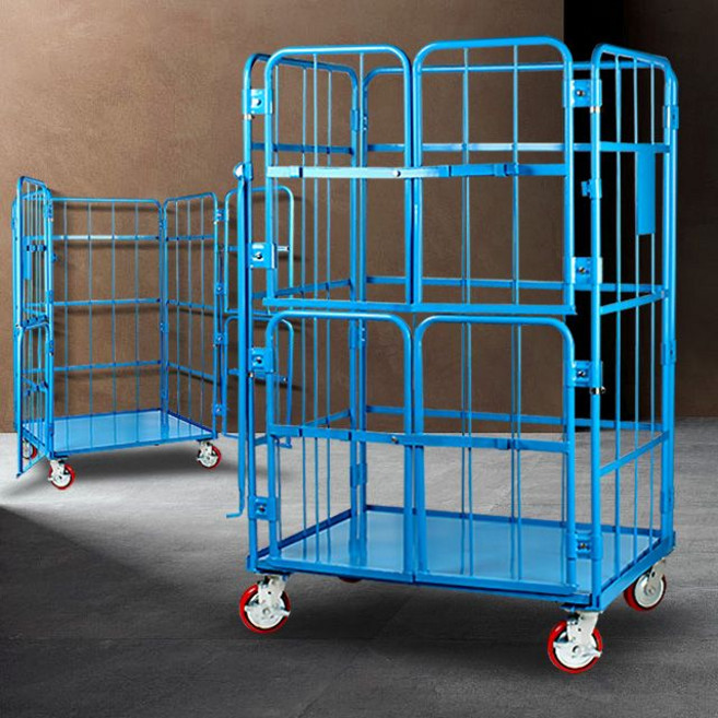 나눔마켓 4문형롤테이너(대형) 롤카트 운반 대차 철재 롤태이너, 1개, 무배할인 본상품선택