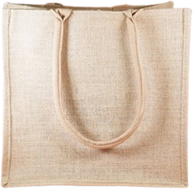 大方款包心繩麻布袋【無內裡】︱蝶古巴特 拼貼麻布袋 彩繪胚布袋 購物袋 午餐袋 手提袋︱麥手作