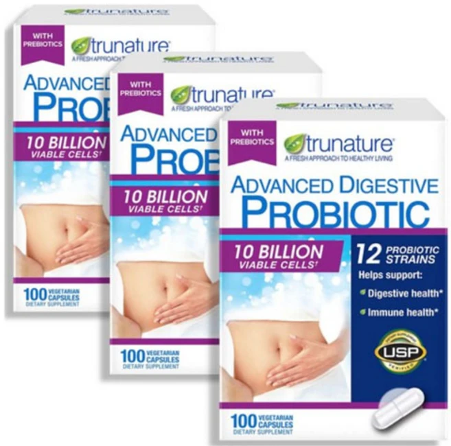 Trunature 트루네이처 어드밴스드 프로바이오틱 100억 100캡슐 3병, 3개, 100정 - 쿠팡