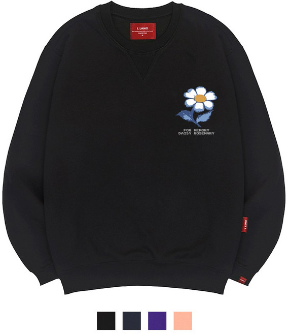 엘라모 3M 메모리데이지 맨투맨 남녀공용 빅사이즈 S~4XL