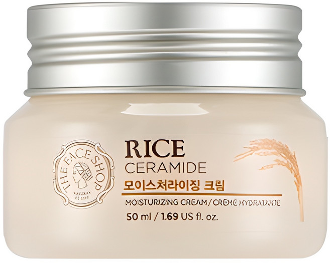 더페이스샵 라이스 & 세라마이드 모이스처라이징 크림, 50ml, 1개