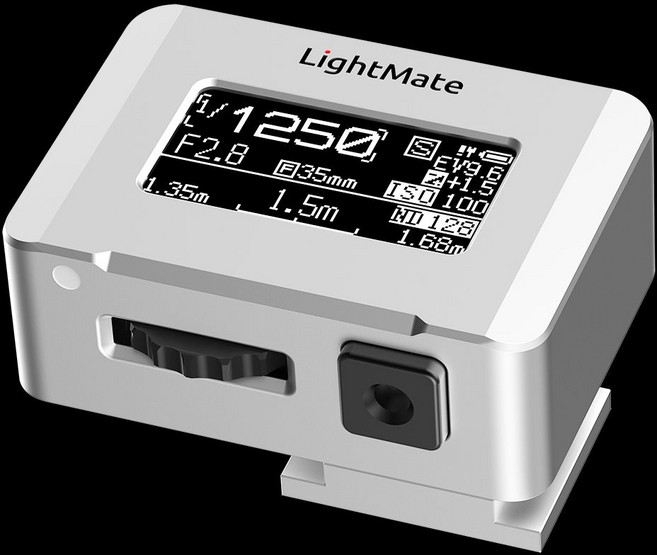 노출계 사진 미니 카메라 비디오 조명 누끼촬영 수평계 색상 백색 스마트폰 소품 필름, Lite 2R 메탈 실버 실버, 1개