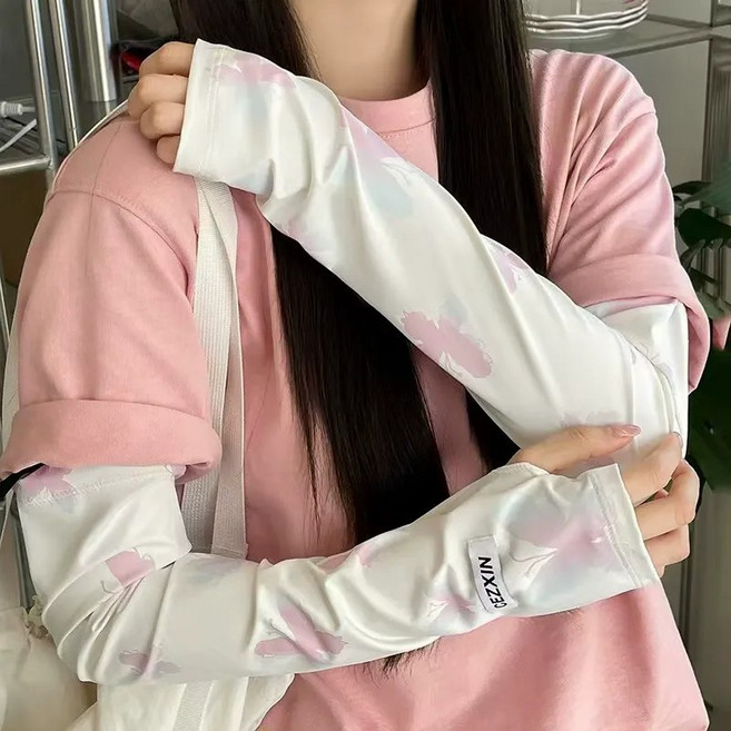 ZAUO 冰絲防曬冰袖 UPF50+ 涼感透氣