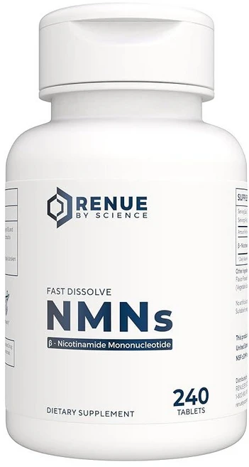 Renue By Science NMN Supplement | 240 Chewable Vegetarian Tablets - 125mg Nicotinamide Mononucleot, Renue By Science NMN supplemen, 1개, 240정 - 쿠팡