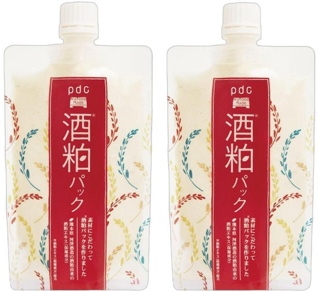 pdc 와푸드메이드 술지게미팩 워시오프팩 사케팩 170g x 2개세트