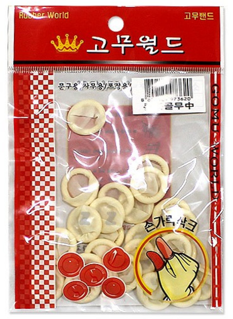 손가락골무(중) -JY/고무골무/손가락고무/엄지손가락, 1개, 상세페이지 참조