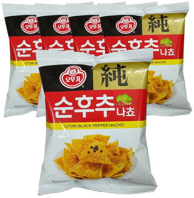 유어스 오뚜기 순후추 나쵸, 5개, 60g