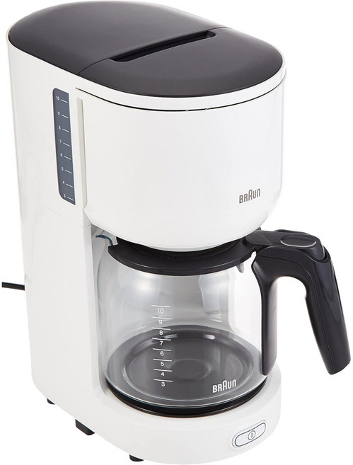 브라운 PurEase KF 3100 WH 커피머신 흰색