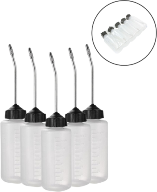 INVEN* 다목적 쇠노즐 오일통 5pcs (미싱 런닝머신 벨트), 1세트, 120ml