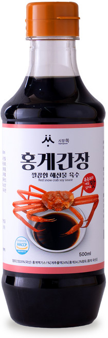 시장쏙 홍게간장, 1개, 500ml