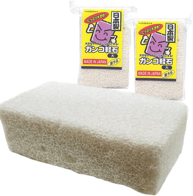 일본 오에 경석 발밀이 발각질제거 대형 L size X 2개 발뒤꿈치 풋파일, 1개, 1개입