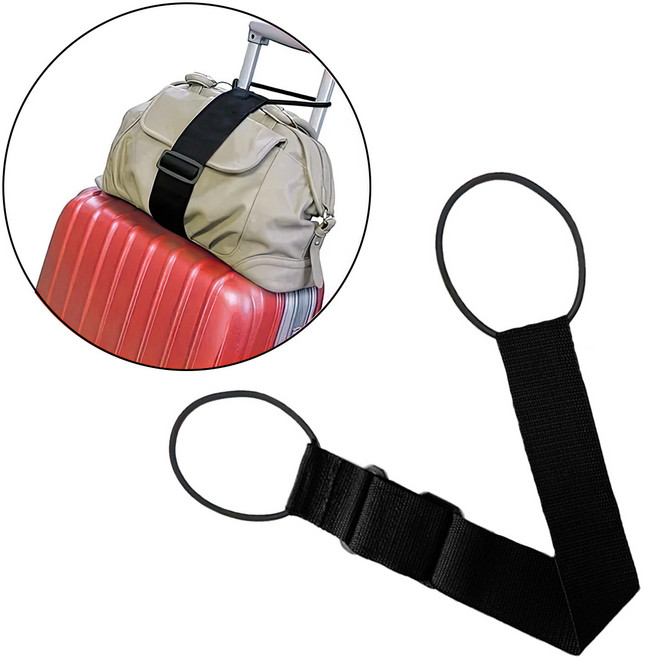 생활친구 캐리어 보조가방 고정 벨트 2개 세트