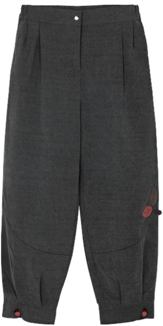 아리랑의봄 나뭇잎 단추 슬라브 바지 생활한복 불교용품