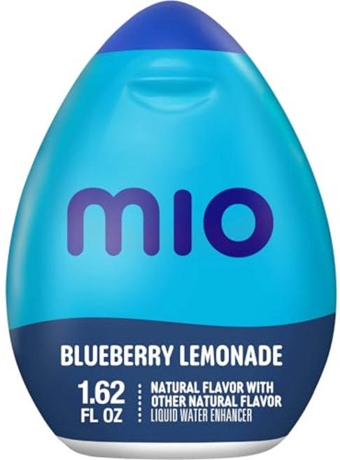 미오 액상 물 향상제 블루베리 레모네이드 1.62온스 Mio Liquid Water Enhancer Blueberry Lemonade 1.62 OZ (Pack of 2, 1.62 FL OZ