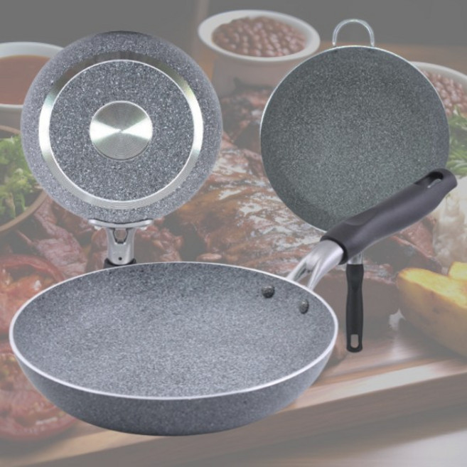 러브송 뉴맥시 스톤 돌코팅 일반 후라이팬 18cm-34cm, 1개, 32