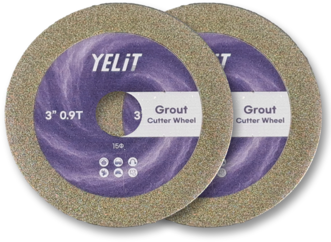 줄눈용 그라인더 타일날 3인치 0.9T, 1세트, 2개입