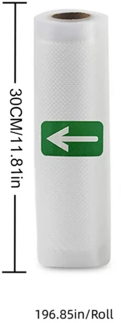 진공 식품 강력한 보호기 실러 가방 롤 12/15/17/20/25/28/30cmx500cm 고기 과일 야채 견과류 용 Sous Vide, 08 30x500CM 1 Roll