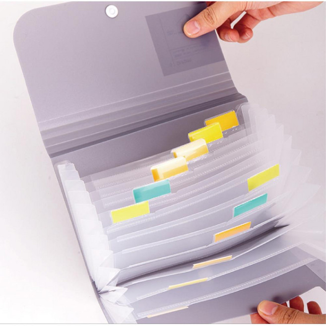 13칸 통장 정리 보관 파우치 관리 지갑 서류철 영수증 칸나눔 케이스 수납