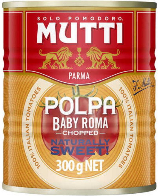 Mutti 무띠 폴파 베이비 로마 다진 토마토 통조림 300g 8캔