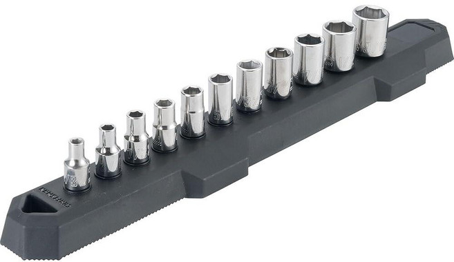 CRAFTSMAN 소켓 세트 SAE 0.6cm(1/4인치) 드라이브 6포인트 11피스 (CMMT12040), SAE 세트 11개