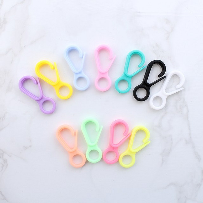 미니 랍스타 플라스틱고리 마스크고리 미니개고리 미니게고리, 블랙, 1개