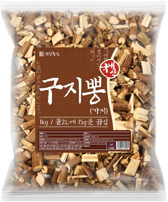 건강중심 국산 구지뽕 나무 가지 꾸지뽕, 1개, 1kg, 1kg