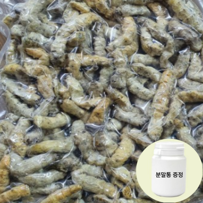 국산 익힌숙잠 홍잠 동결건조 누에, 1개, 100g
