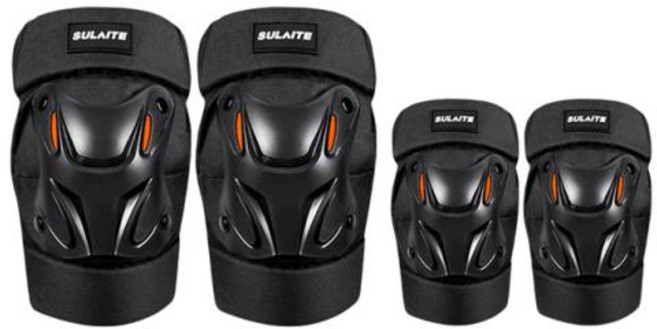 오토바이보호대 낙하 방지 오토바이 보호 팔꿈치 패드 오프로드 무릎 보호대 사이클링 레이싱 액세서리 보호장비, 1) Suit, 1개