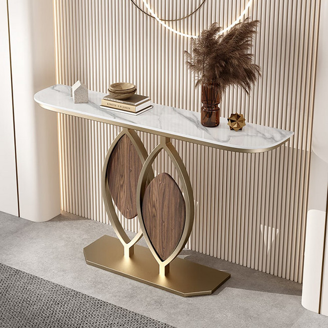 현관 고급 엔틱 미니콘솔 거실 복도 슬림 장식테이블, U03(800mm)
