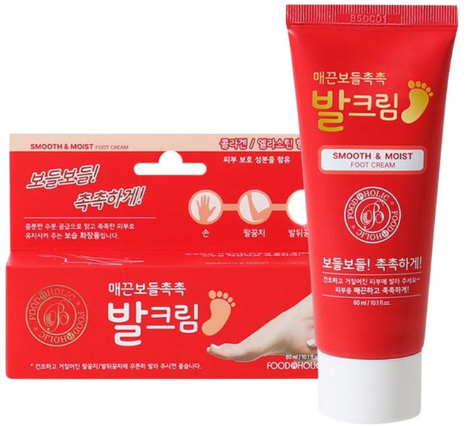 잠들기 전 30초 풋케어 건조한 발을 촉촉 발크림 60ml/잠들기 전 30초 풋케어, 60ml, 1개, 1개입