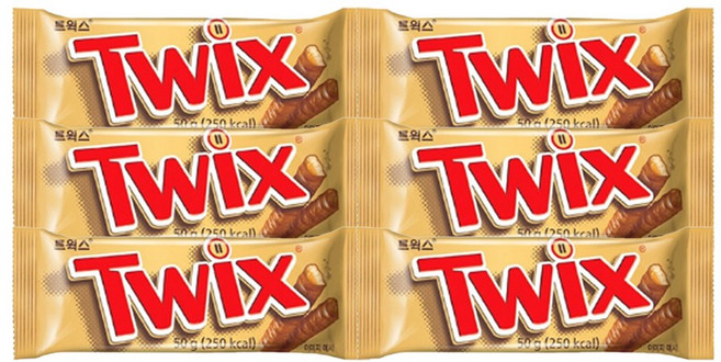 트윅스, 50g, 6개