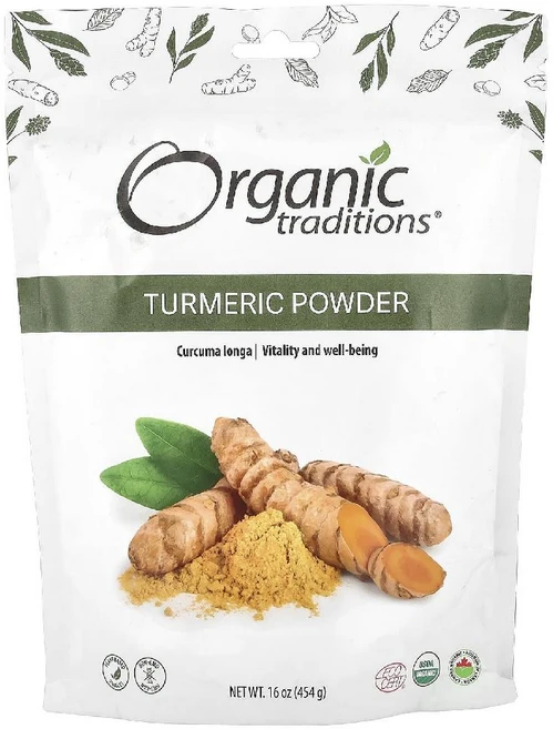 오가닉트레디션 터메릭 강황 파우더 Turmeric Powder 분말 454g, 1개 - 쿠팡