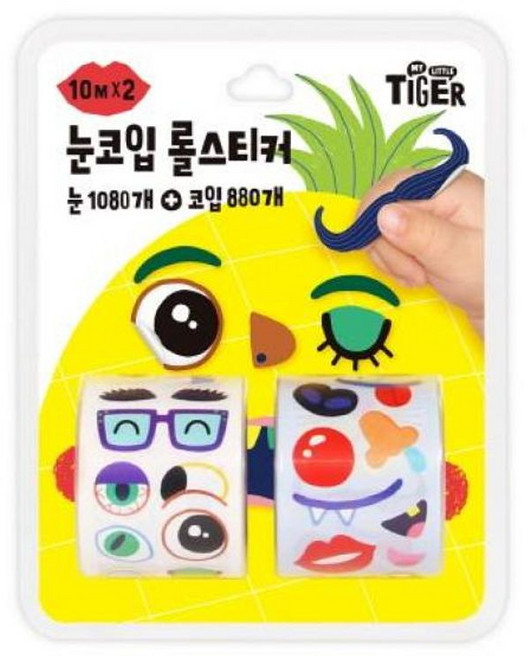 눈코입 롤스티커, 삼성출판사, 8809607282176