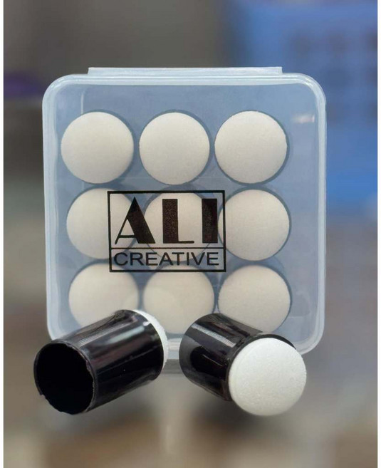 塗抹工具 - 上色拓印海綿棒印台組 美術繪畫必備, 1個