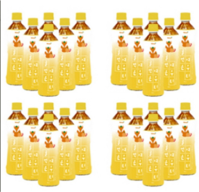 티트리트 귤먹은 여우티 페트, 48개, 500ml