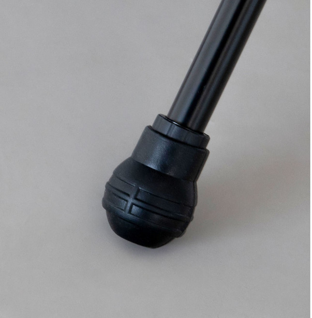 스킨핏 캠핑체어 야전침대 풋커버 일체형 볼캡, 1개, 블랙 18mm